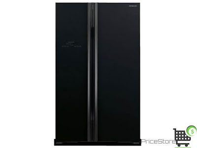 ثلاجة هيتاشي 21 قدم بابين اسود موديل R-S800PS2-GBK ثلاجة هيتاشي 21 قدم بابين اسود موديل R-S800PS2-GBK