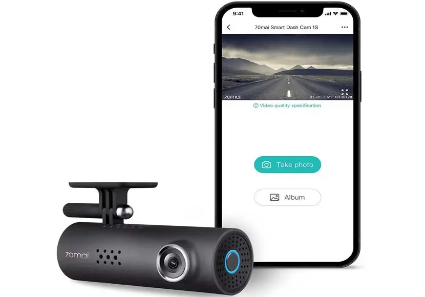 كاميرا داش امامية وخلفية 70mai Smart Dash Cam