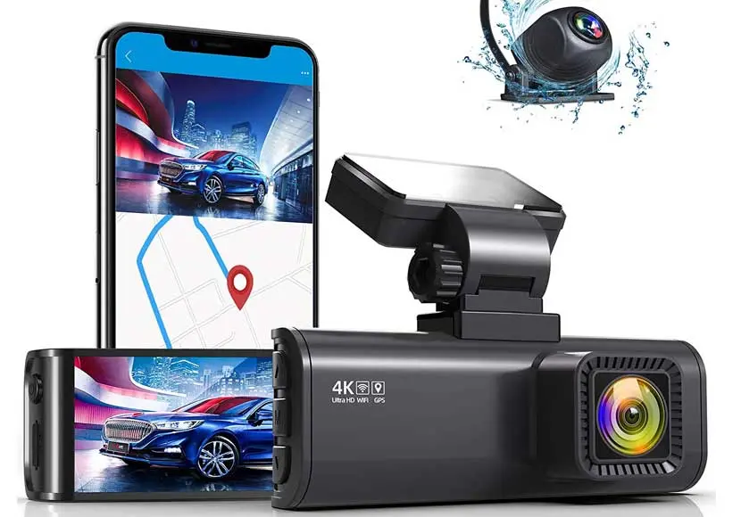 كاميرا داش امامية وخلفية ريدتيجر  REDTIGER  F7N